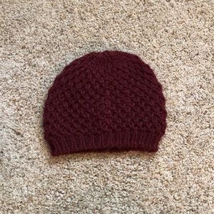 Red women’s beanie